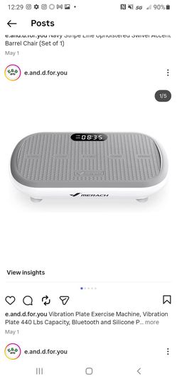 Vibration Plate Exercise Machine, Vibration Plate 440 Lbs Capacity, Bluetooth and Silicone Pedal, Stimulate Deep Fat, Vibration Plate for Lymphatic Dr