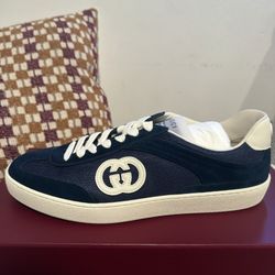 Gucci Blue Suede Shoes Size 9 Mens