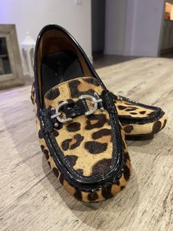 Leopard Donald J Pliner Loafers