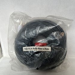 RCA male to male audio cable (3 packs)
