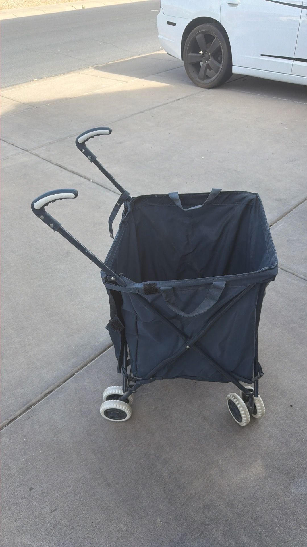 Collapsible Utility Cart Wagon - Navy Blue