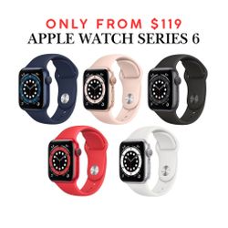 Great deals on Apple Watch Series 6 starting from $119 at The Phone Guys! Available in 40mm & 44mm, with GPS and Cellular versions