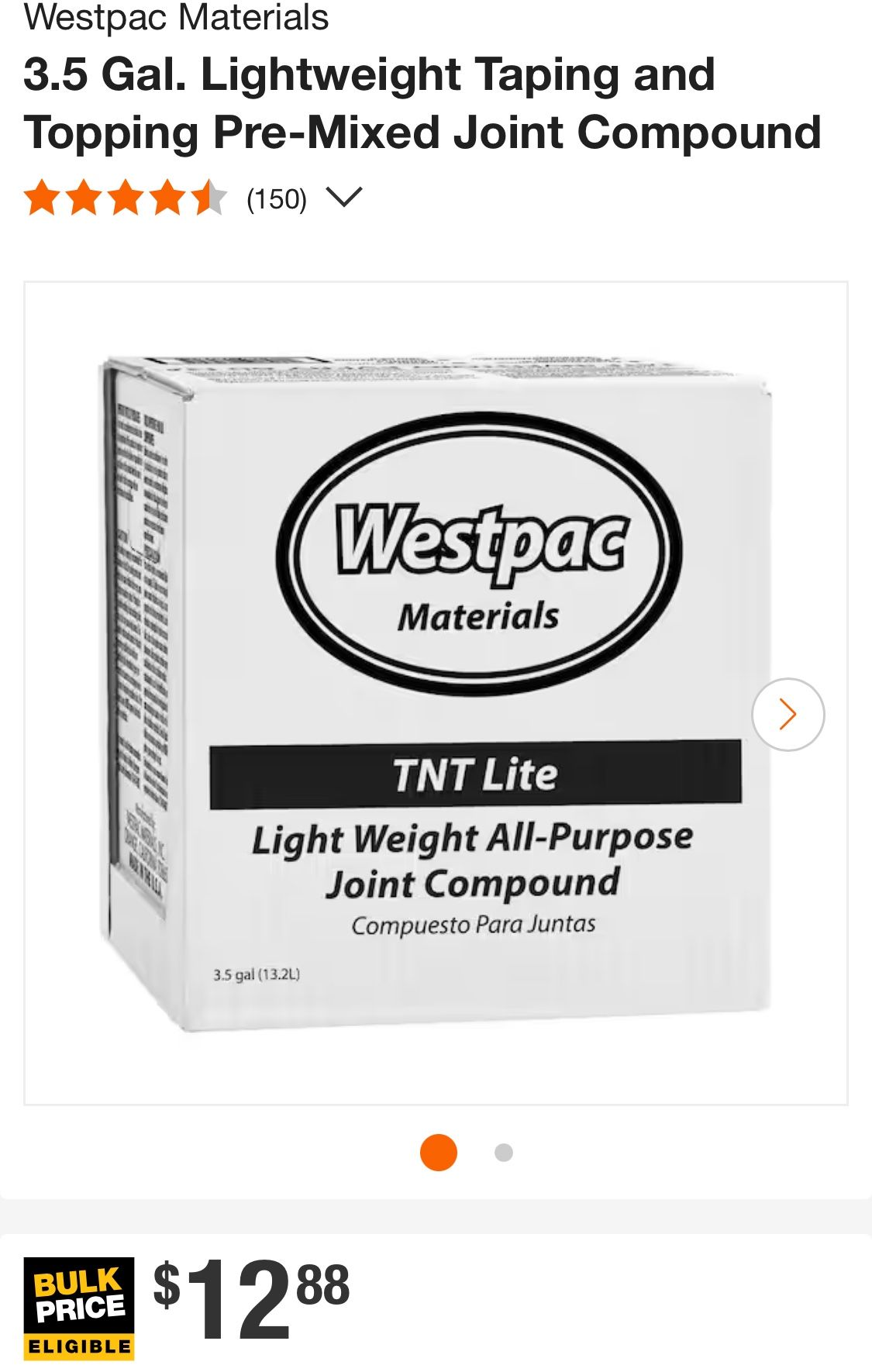 Drywall Joint Compound - Super Lite Mud