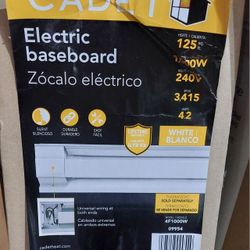 Cadet electric baseboard heater