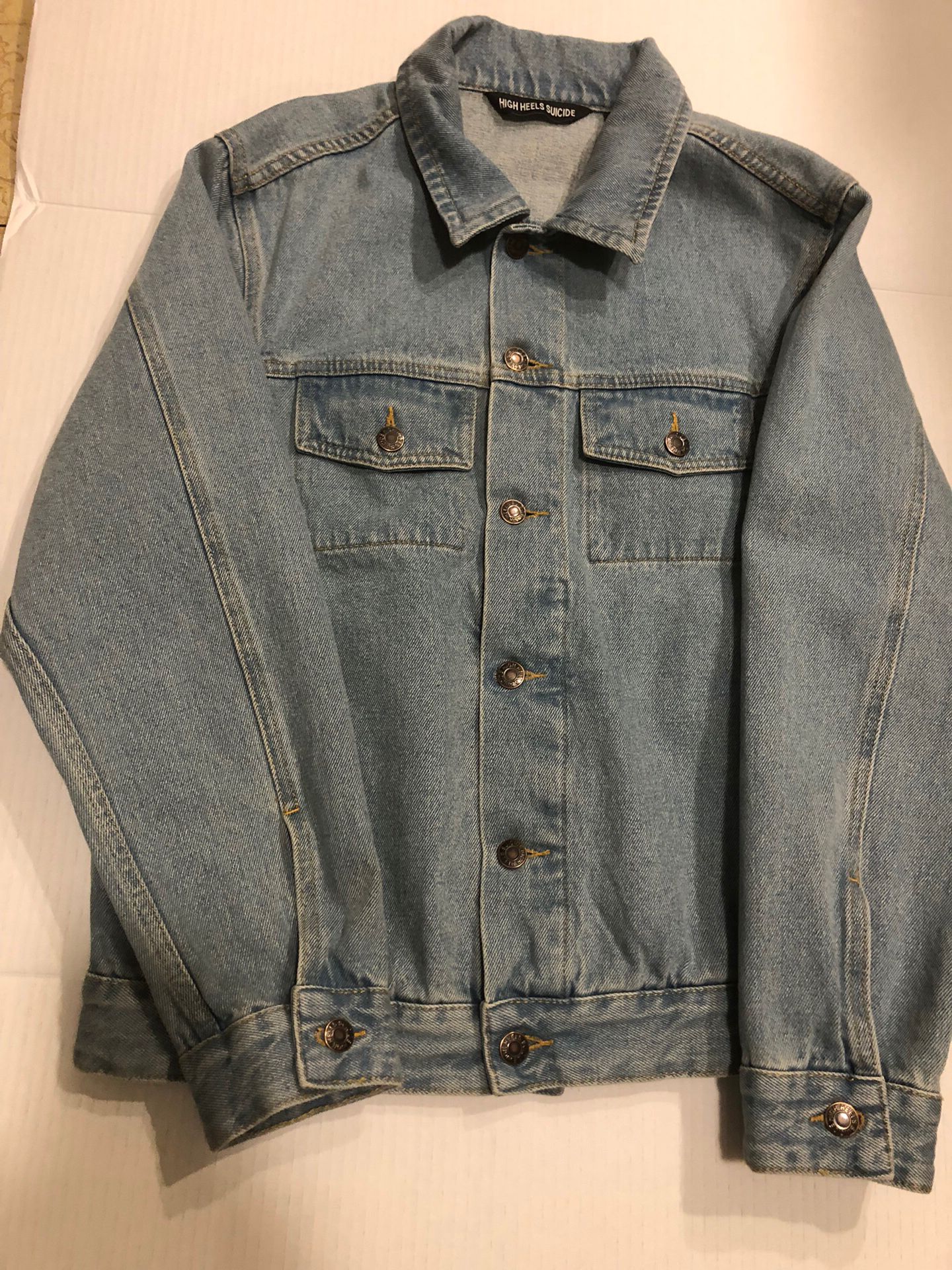 High Heels Suicide Becca Glow Gang Denim Jacket