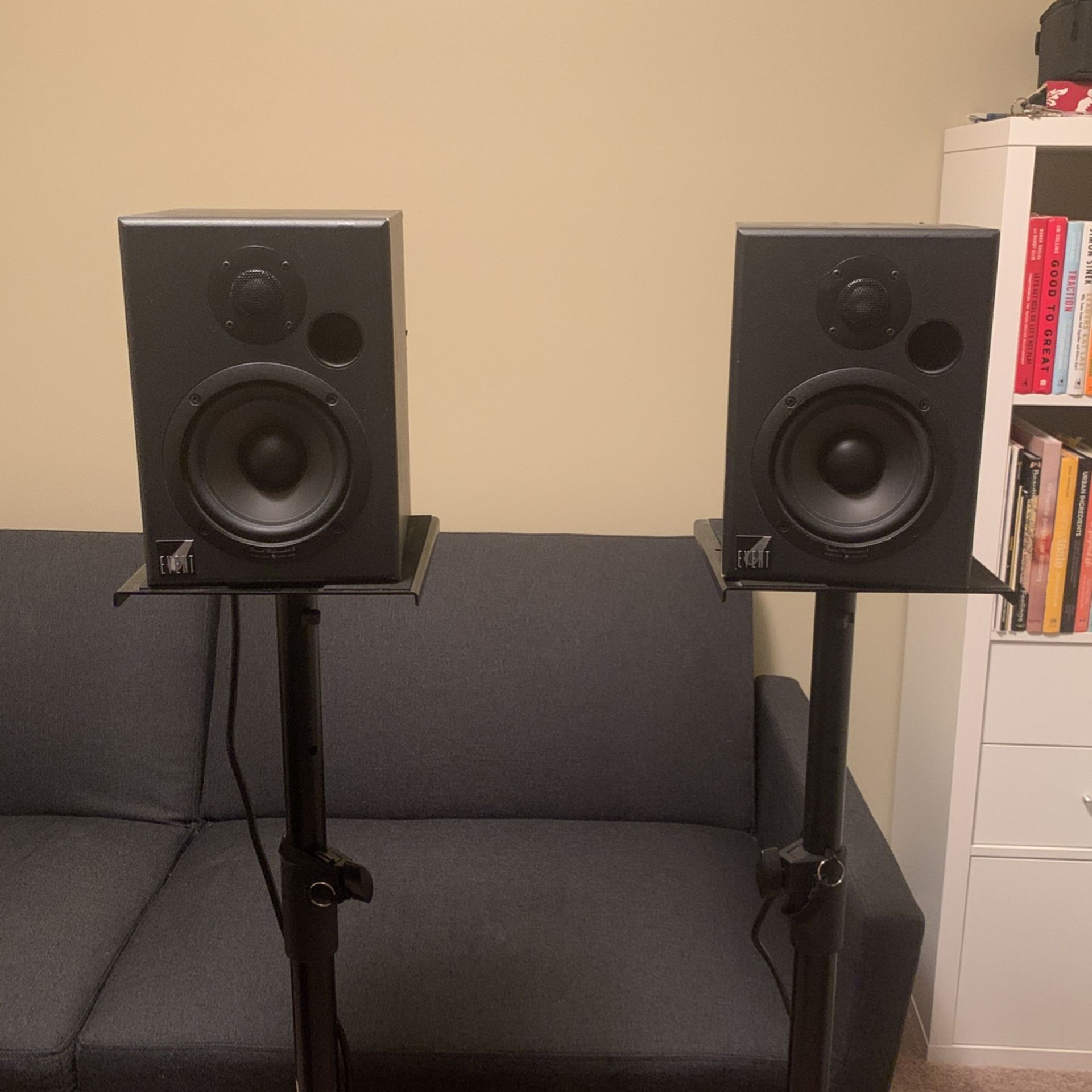 Studio Monitors + Proline Stands