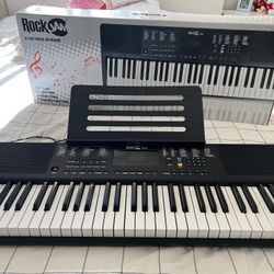 Rock Jam 61 Key Music Keyboard 