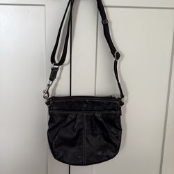 COACH black patent leather Soho Crossbody bag Coach black patent leather Soho Crossbody bag