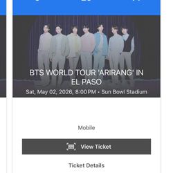 BTS Tickets