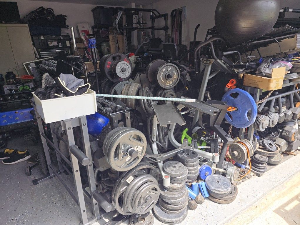 Gym Equipment, Weights, Olympic Bars,dumbbells, Adjustable Dumbbells Plates,benches, Weight Stands