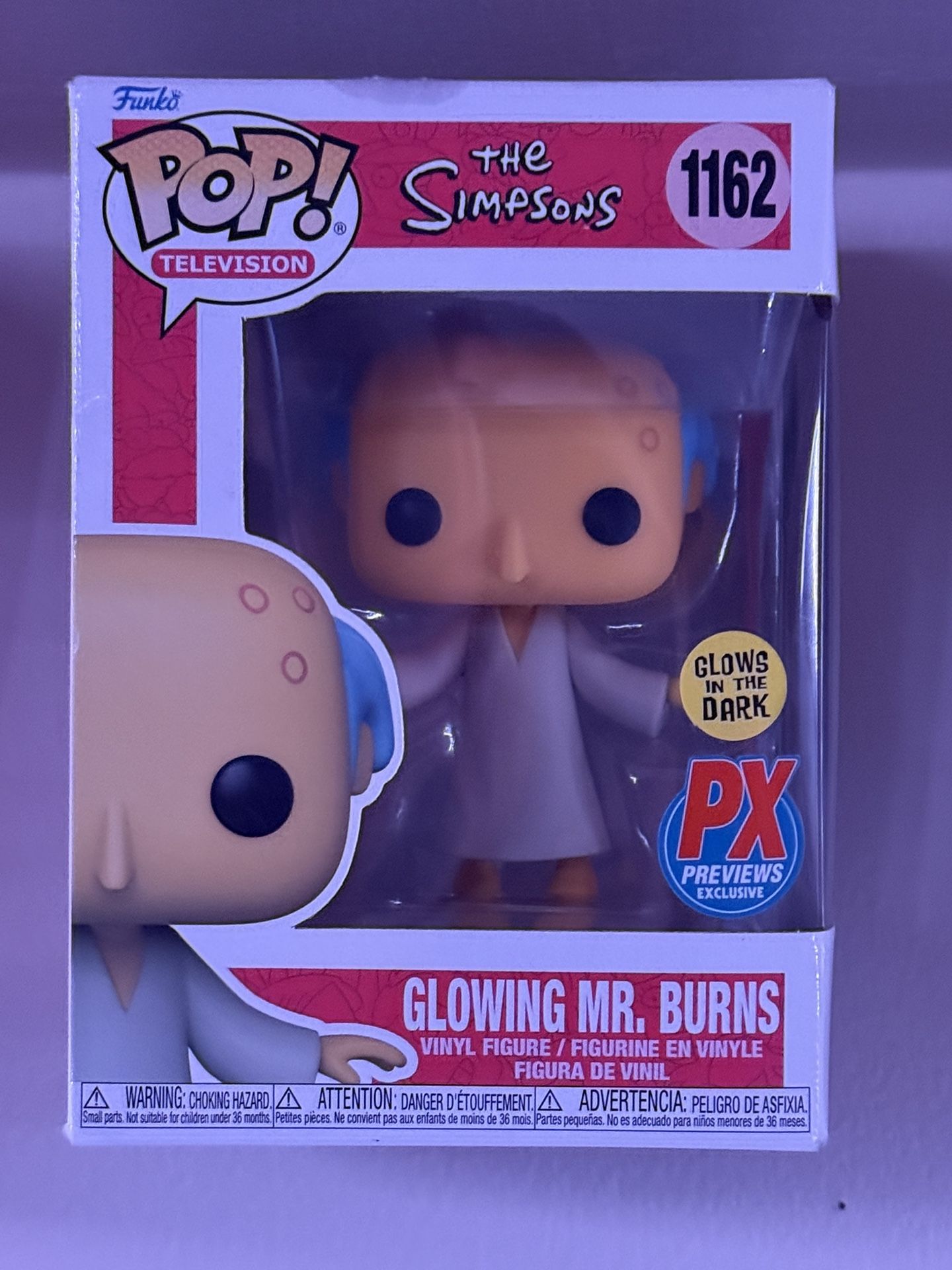 The Simpson’s Glowing Mr. Burns Funko Pop