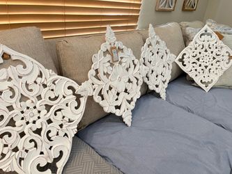 Wood carved wall frames 4