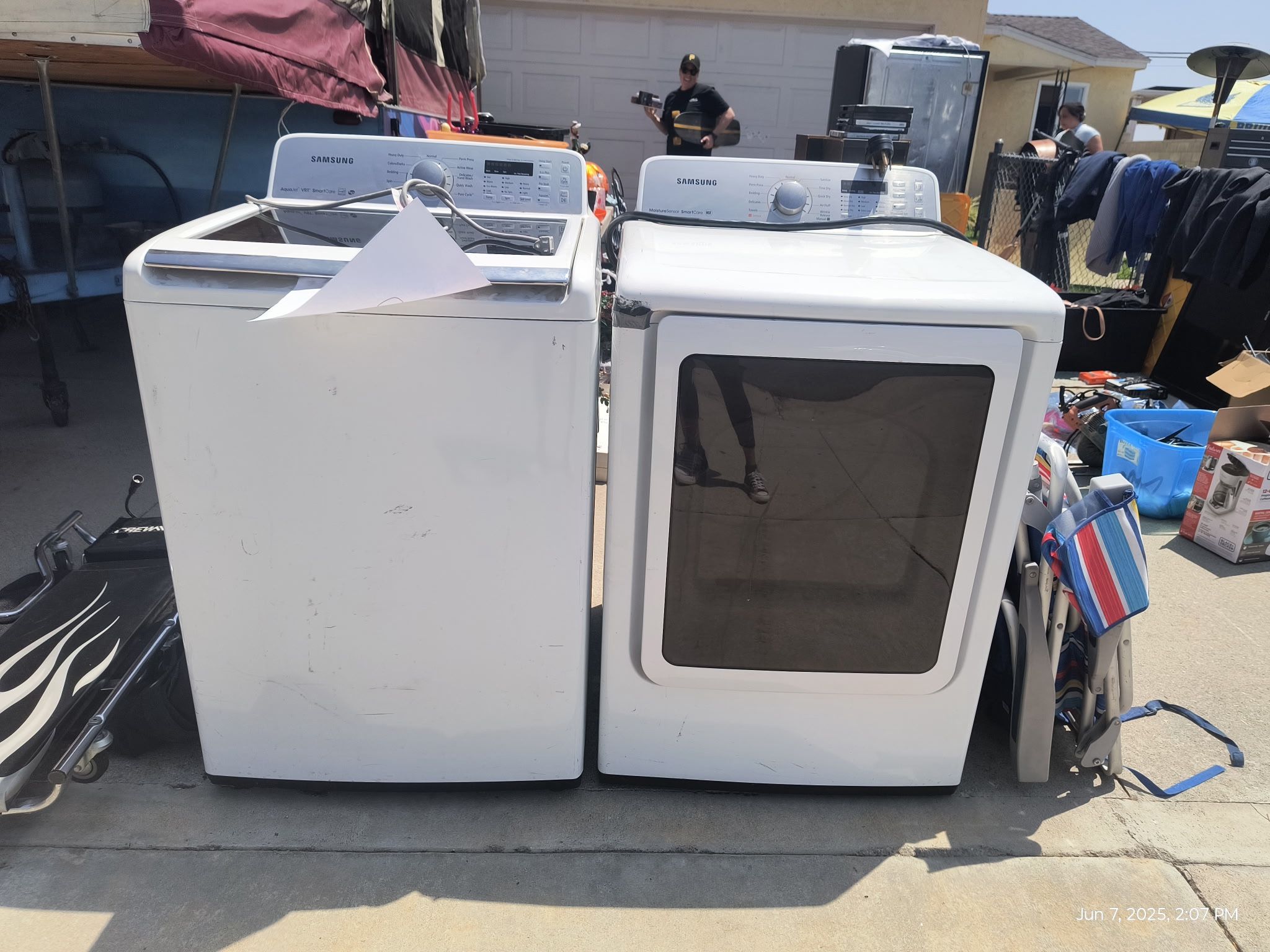 Samsung Washer And Electric Dryer