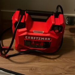 Craftsman 1200-Amp 12-Volt Portable Car Battery Jump Starter with Air Compressor