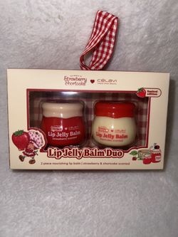 Strawberry Shortcake Lip Jelly Balm Duo 2 Piece lip balms  