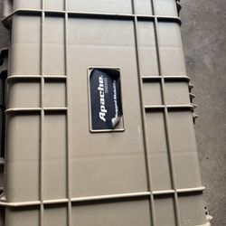 APACHE 9800 Weatherproof Protective Rifle Case, Long, Tan