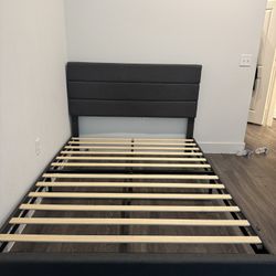 Bed Frame - Barely worn in - 6 months old - No stains or damage