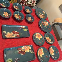 Plate Setting Tracy Blossom Collection