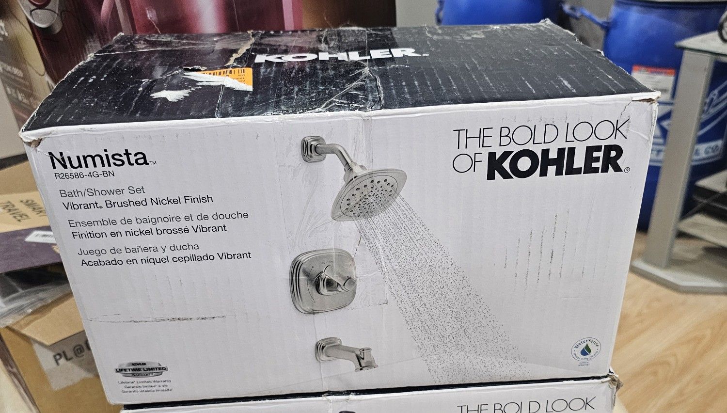 KOHLER Numista SingleHandle 3Spray WallMount Tub and Shower Faucet