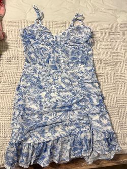 Blue summer dress