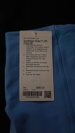 Lululemon Align HR pant 28”