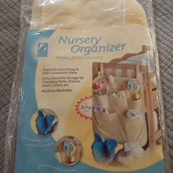 Hanging Diaper Caddy, Baby Crib Organizer