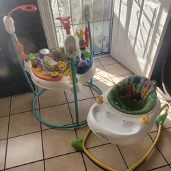 Baby Walker And Bouncer  Both Per $10