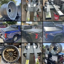 Big Special Combo Deal Rims / Wheels / Running Boards / Bed Cover Chevy / Toyota / Ford / Dodge 