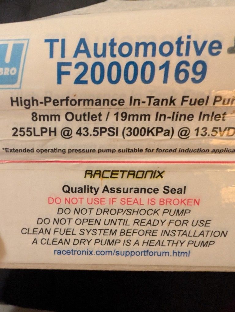 New Fuel Pump For 4th Generation F-body May Fit Others