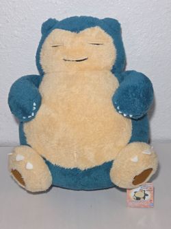 Bandai Spirits Pokemon Snorlax Relaxing Time Plush Japan Exclusive 14"