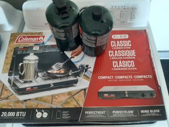 Coleman 2 burner propane stove