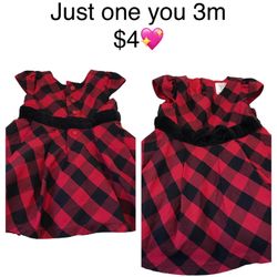 Dress Great Condition For Girls Size 3 Months 💖💖2x 