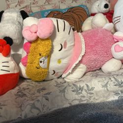 Sleeping Hello Kitty Plush