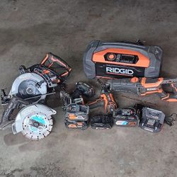 Ryobi Set, Rigid Set, Leaf Blower