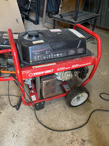 Troy-Bilt 6250-Watt Portable Generator $350