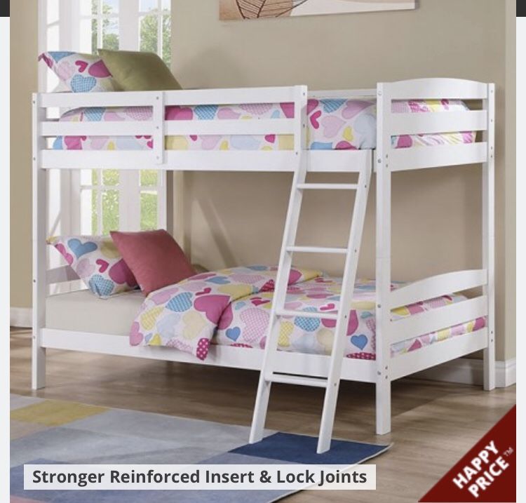 Twin Size Bunk Bed And Mattresses