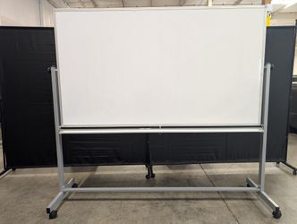 used GLOBAL® Mobile Dry Erase Whiteboard with Rolling Stand