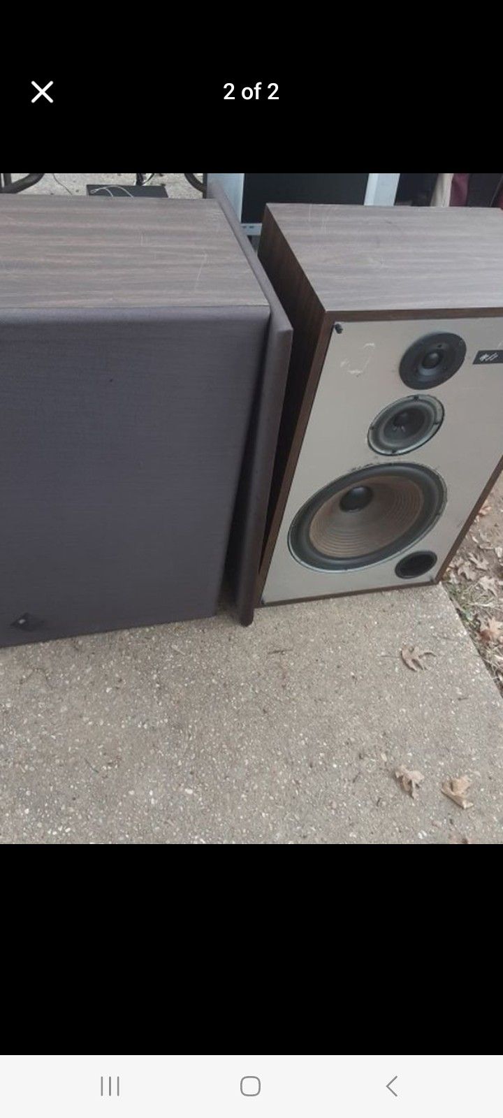 200 WATTS JBL 902VX LOUDSPEAKERS WITH FREE 200W KLH STEREO RECEIVER R3100 $400 FINAL PRICE