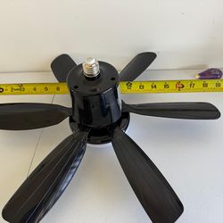Socket  Fan  with  light