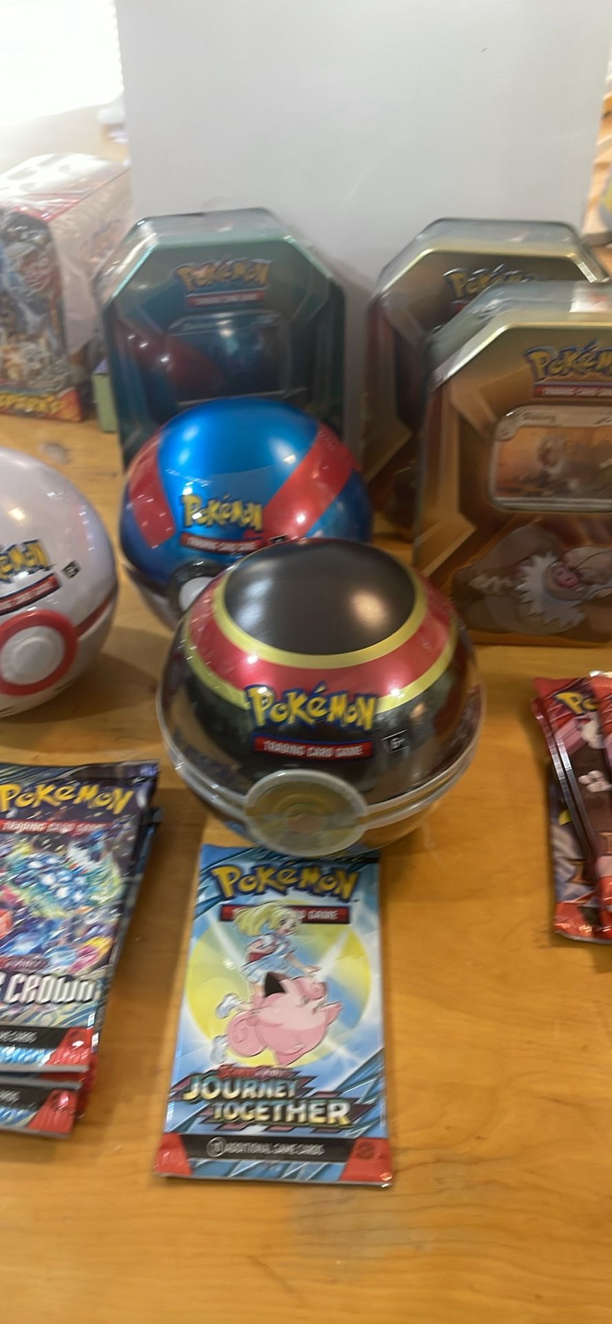 Pokémon Card Lot New Sealed Destined Rivals, Tins And More 