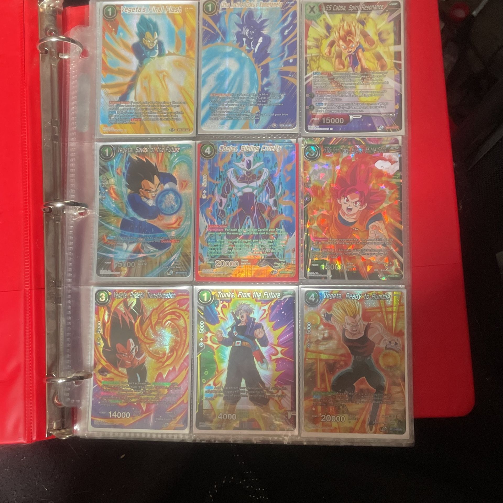 Dragon ball Z Card Collection (all Shiny)