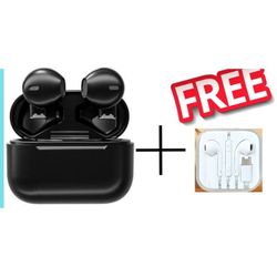 PRO 5S Wireless Bluetooth Earbuds – In-Ear Headphones with Charger BLACK