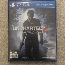 PS4 Game: UNCHARTED 4