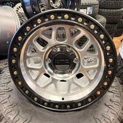 Rines 17x9 6x139 KMC Machined Black Ring 