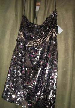 Sequin plus size dress