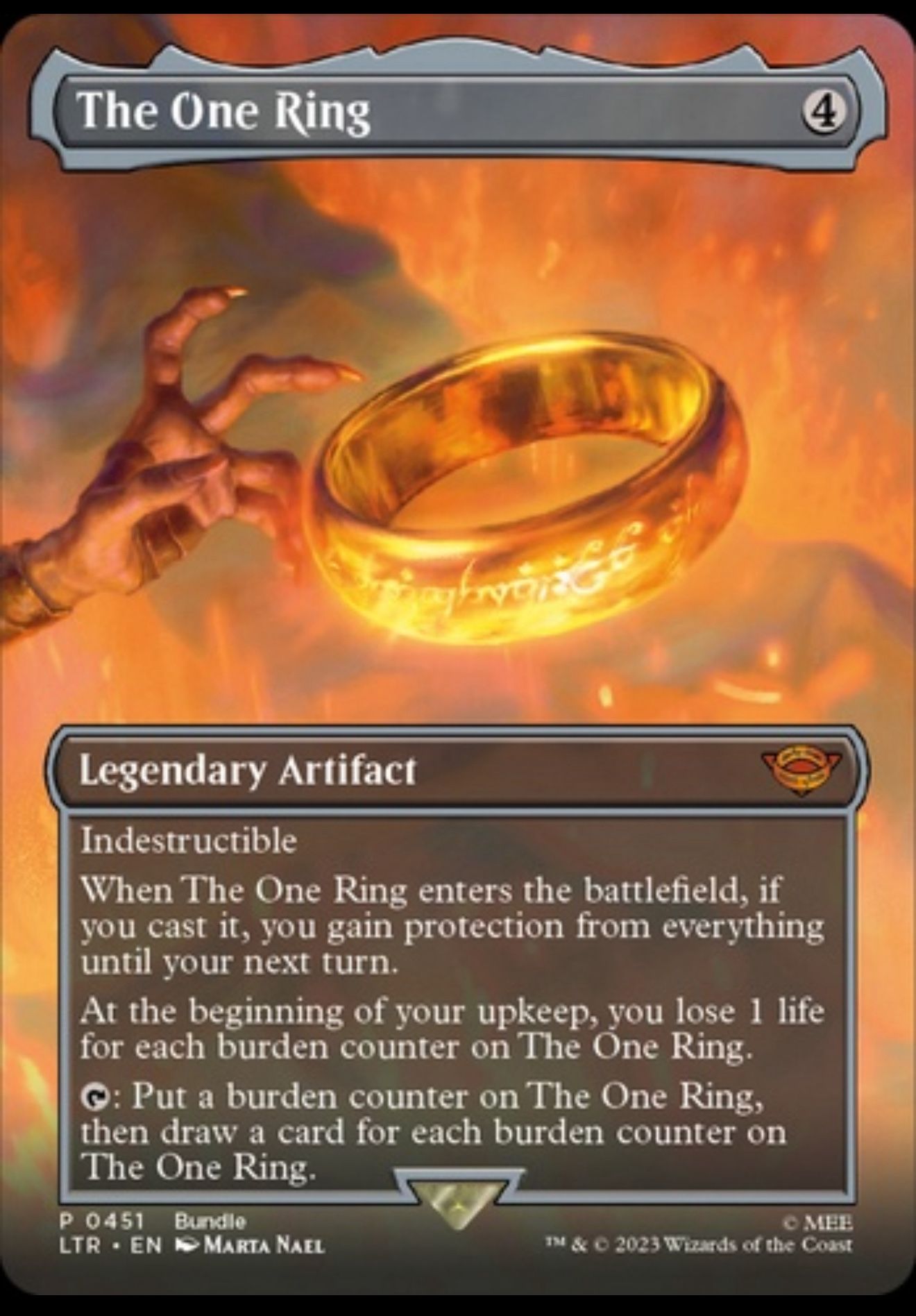 MTG - The One Ring - Bundle Edition Foil