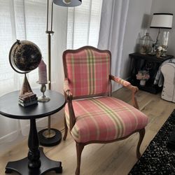 Classic French Provincial Accent Chair – Solid Wood & Upholstered