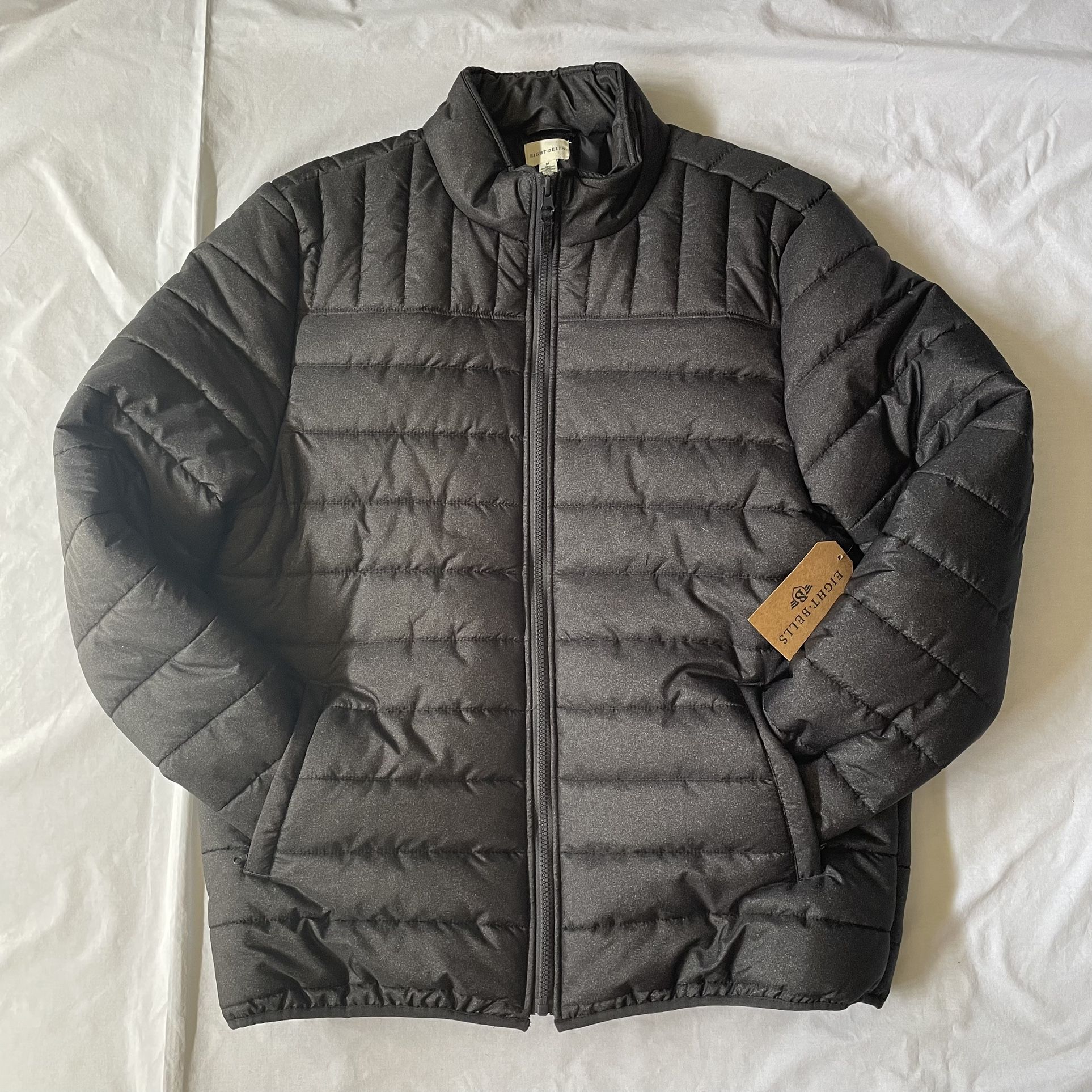 Brand New Eight Bells Puffer Jacket Dark Gray Men’s Medium