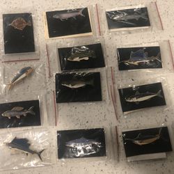 Deep Sea Fishing Pins - 12