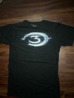 Halo 3 Graphic T-Shirt Black vintage finish the fight